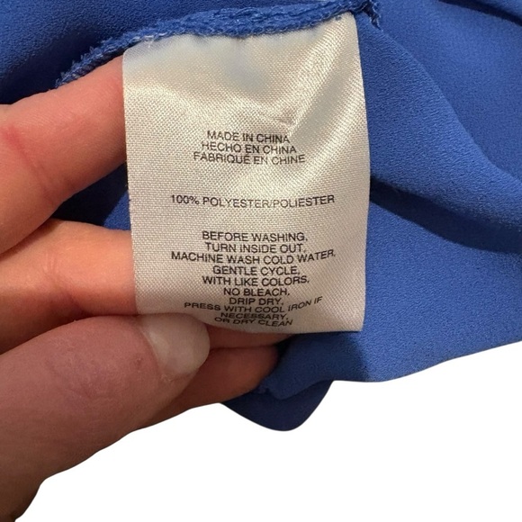 Jones New York Blue Blouse - Picture 7 of 9